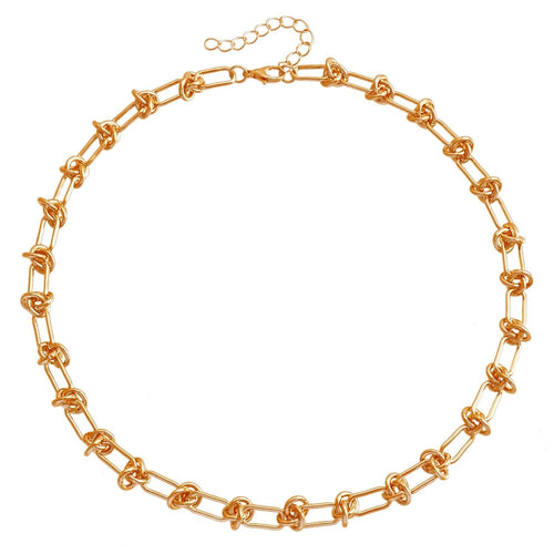 Elegant U-formad Halsband och Armbandset i Hållbara Metaller – Justerbar Längd, Minimalistisk Design för Vardags- och Festbruk 1