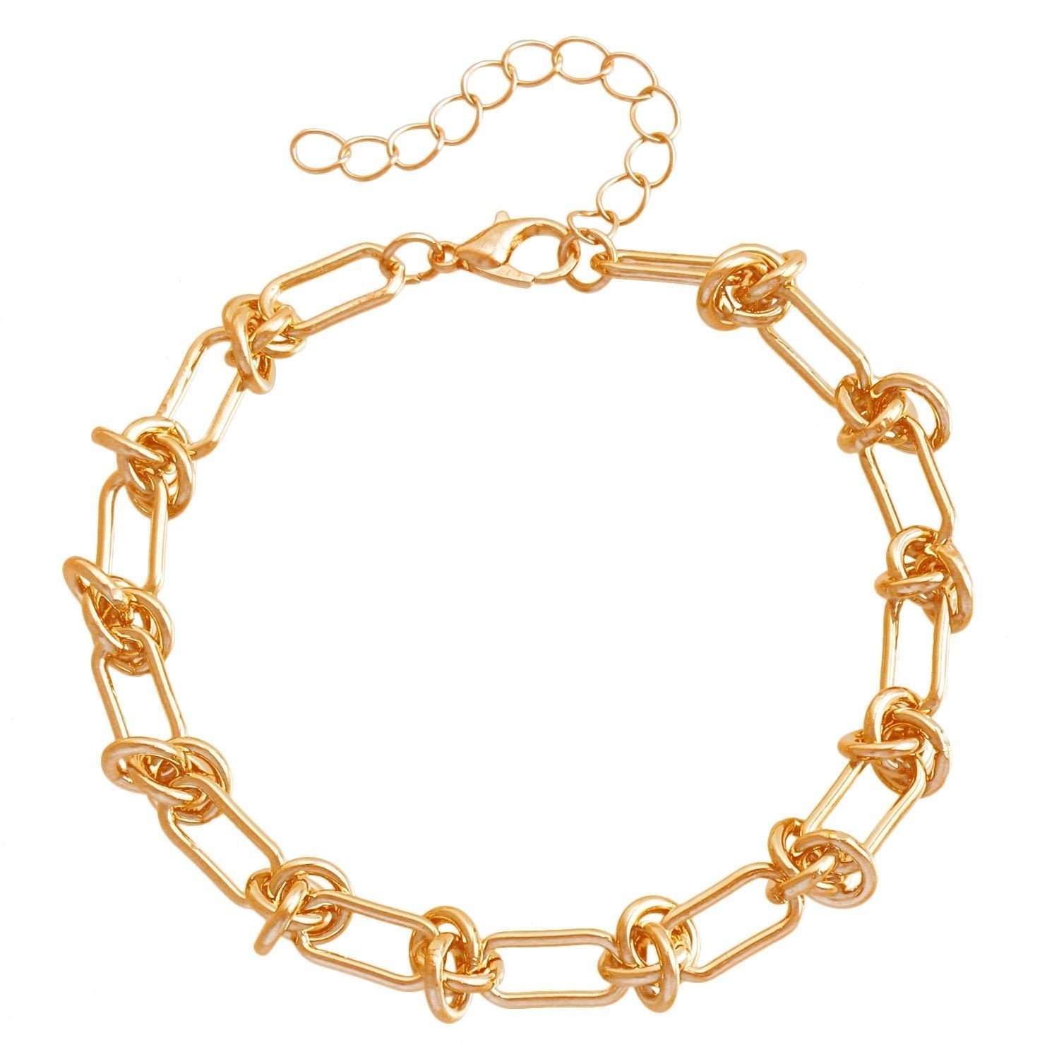 Elegant U-formad Halsband och Armbandset i Hållbara Metaller – Justerbar Längd, Minimalistisk Design för Vardags- och Festbruk 5