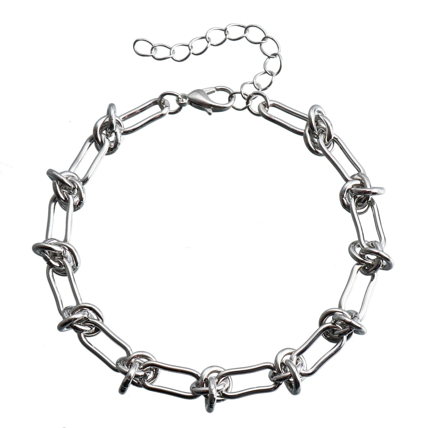 Elegant U-formad Halsband och Armbandset i Hållbara Metaller – Justerbar Längd, Minimalistisk Design för Vardags- och Festbruk 6