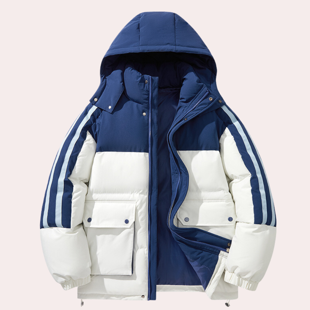 Herr Vinterjacka Elegant Vattentät Isolering Tyg-1