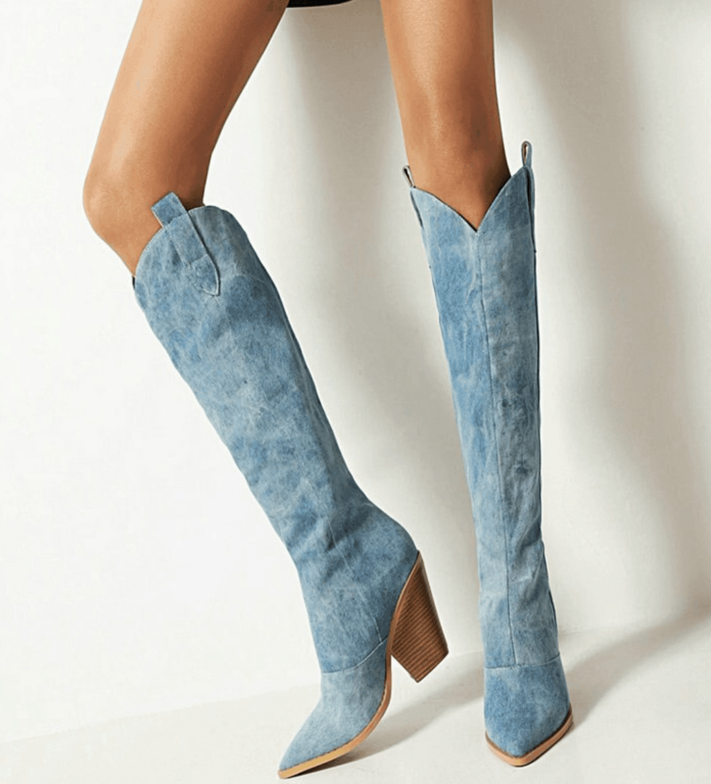 Variant image for Damstövlar Tidlös Design Läder och Syntetiska Material-1