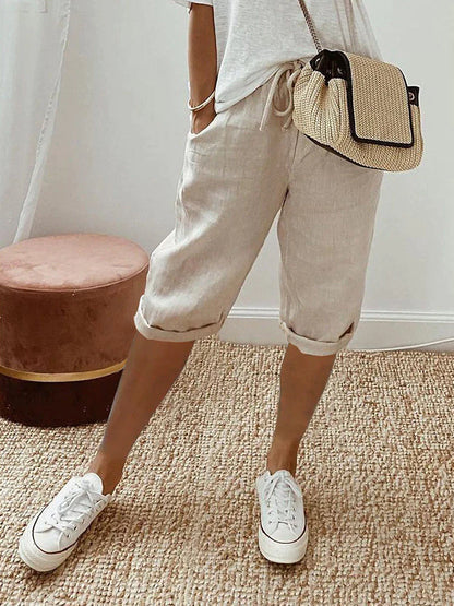Kvinnors Shorts Elegant Design Högkvalitativt Material-2