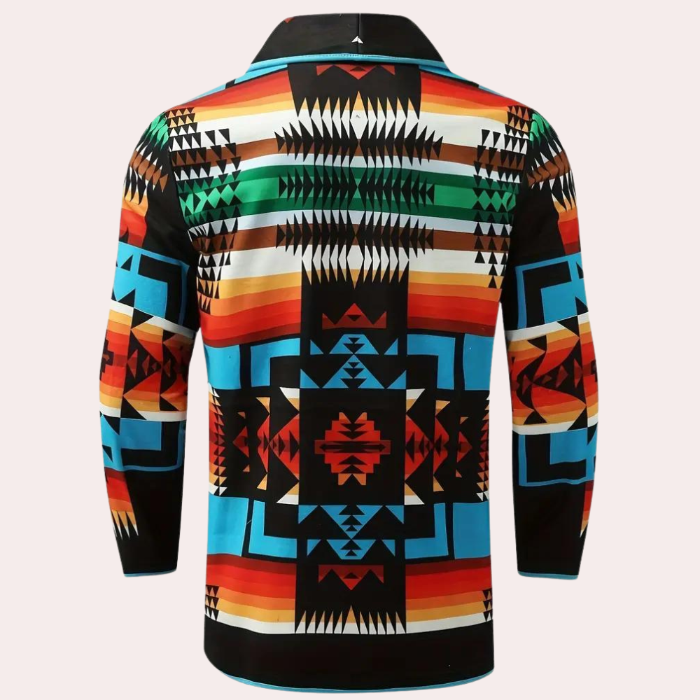 Herren Hoodie Trendig Slim Fit Bomullsblandning-2