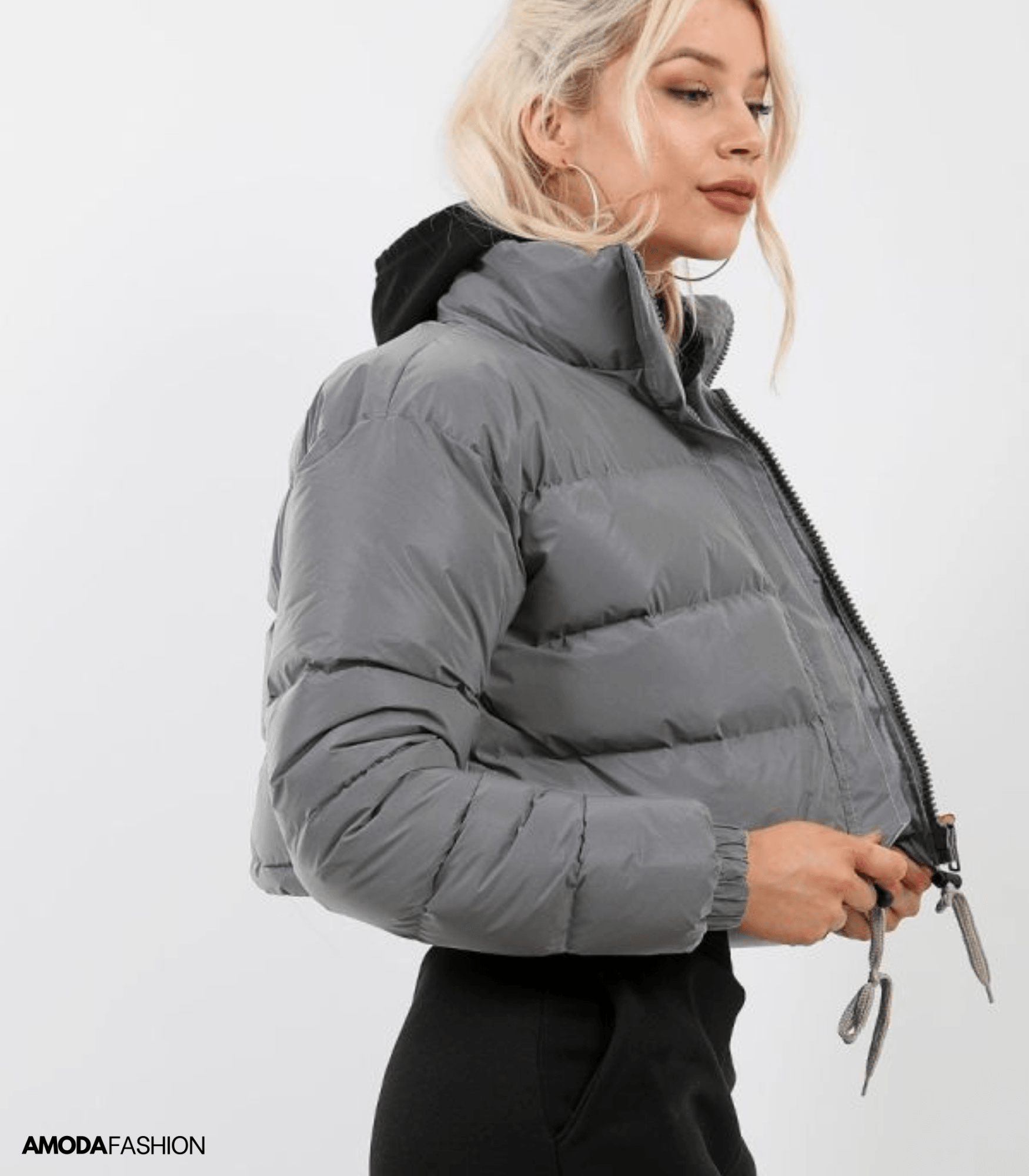 Dam Buffertjacka Vinter Vattentät Polyester-3