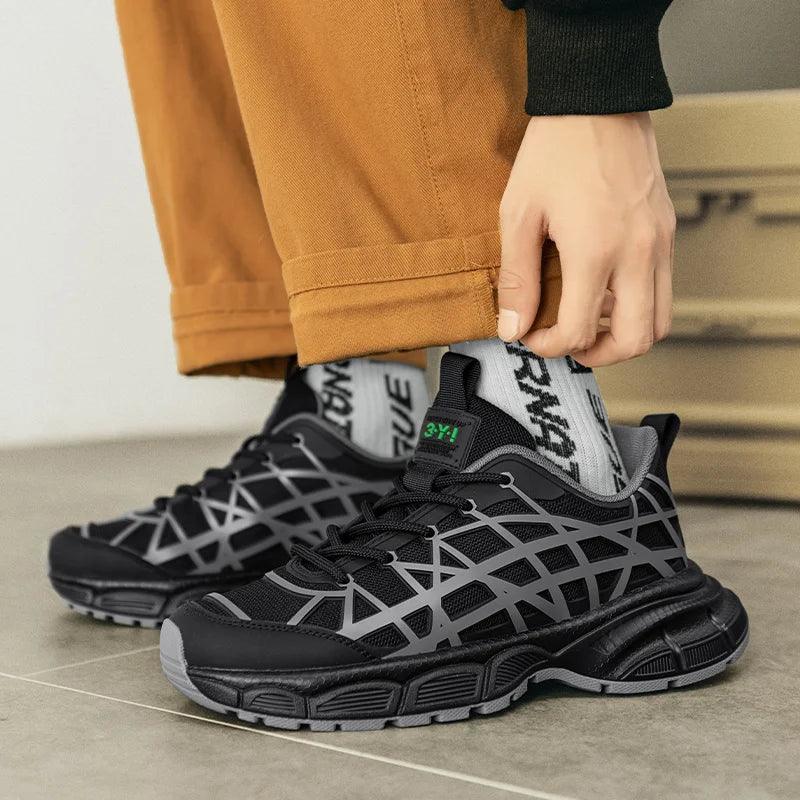 Variant image for Herrskor Sneakers Geometrisk Design Lätt Textil Sula-1