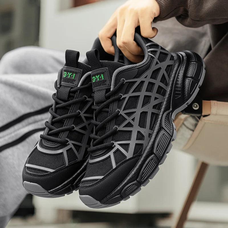 Herrskor Sneakers Geometrisk Design Lätt Textil Sula-2