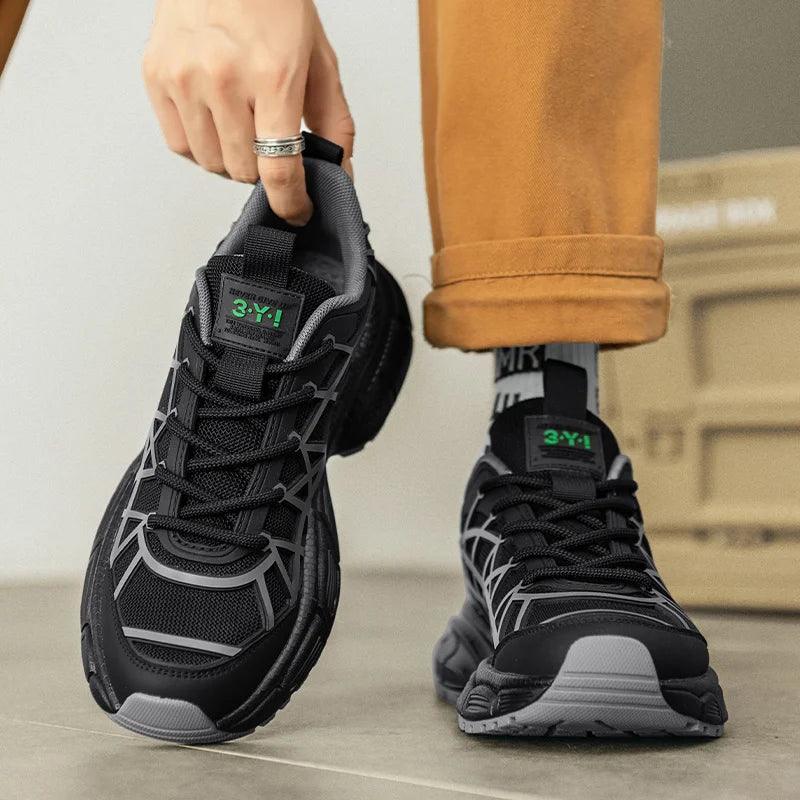 Herrskor Sneakers Geometrisk Design Lätt Textil Sula-5