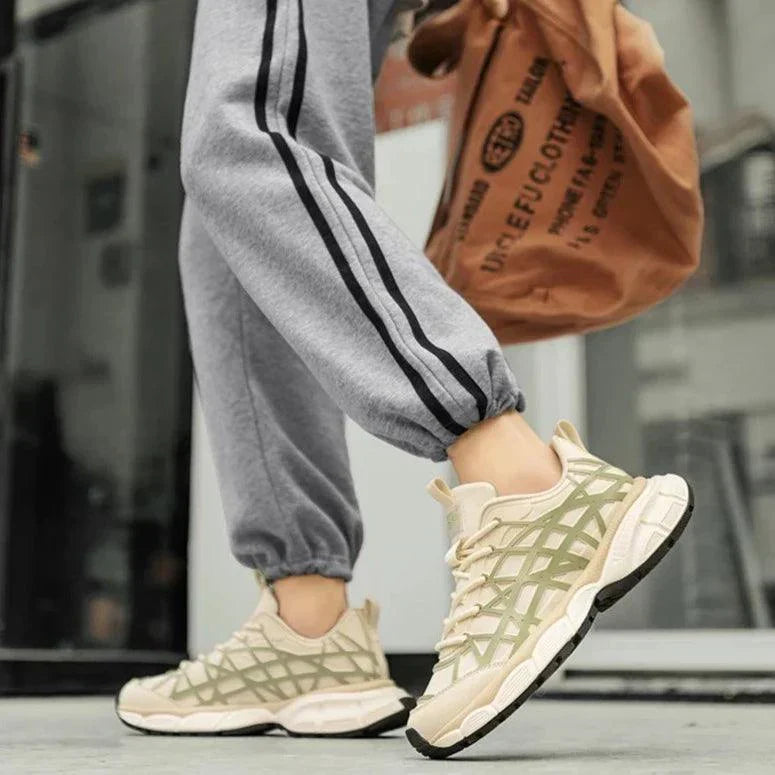 Variant image for Herrskor Sneakers Geometrisk Design Lätt Textil Sula-12