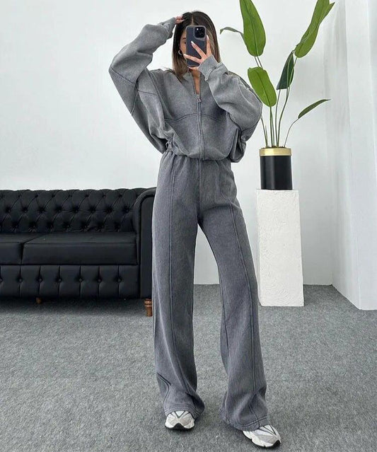 Dam Träningsdräkt Bekväm Elastisk Polyester-1