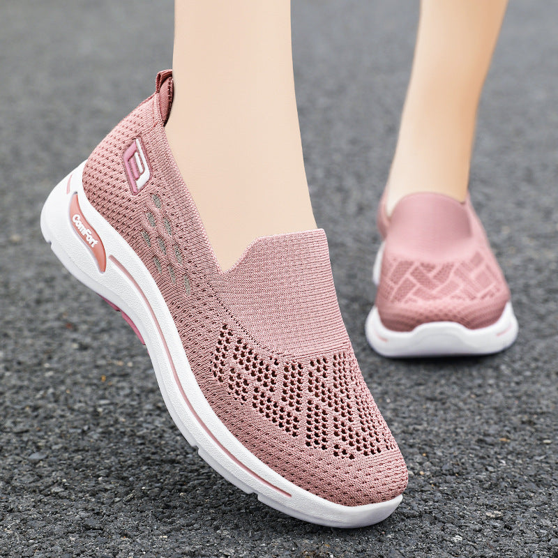 Dam Sneakers Ergonomisk Design Väderbeständig Andningsbart Syntetmaterial 3