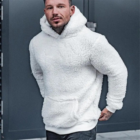 Herrpullover Urban Stil Avslappnad Polyester-1