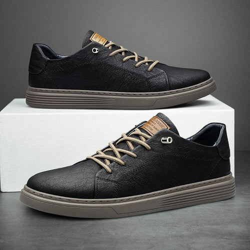 Herrskor Oxford Stil Högkvalitativt Läder 1