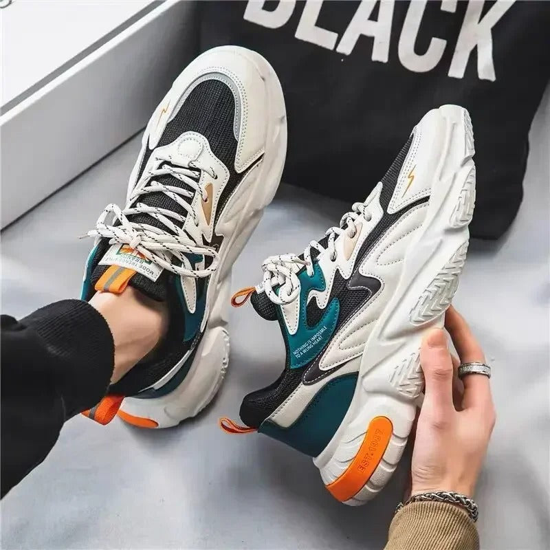 Herrskor Sneakers Modern Design Syntetiskt Material Komfortabelt-2