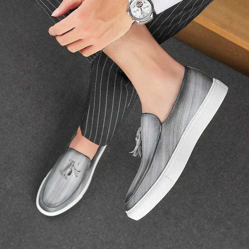 Variant image for Herr Loafers Avslappnad Design Läder-19