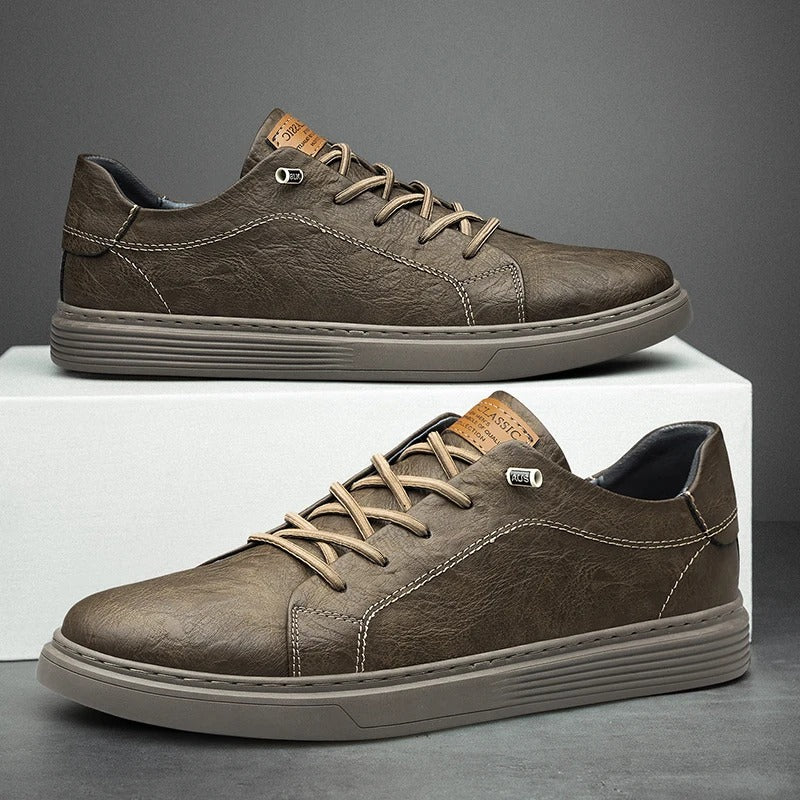 Herrskor Oxford Stil Högkvalitativt Läder 7