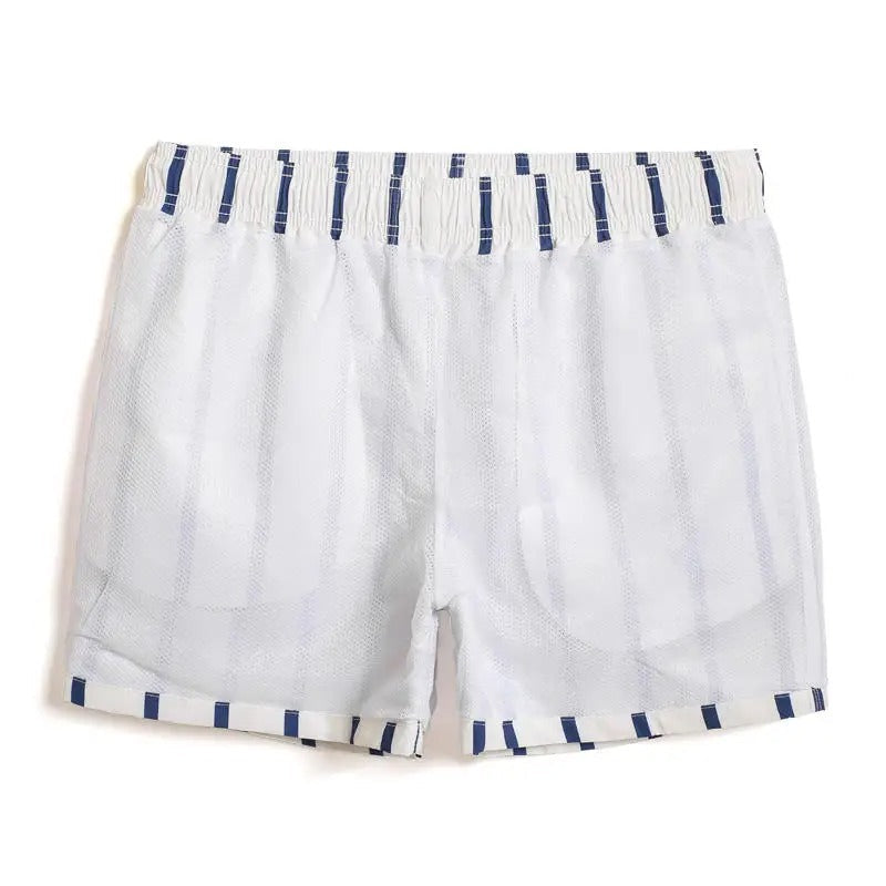 Herrens Sommarstrandshorts Sportig Snabbtorkande Polyester-3