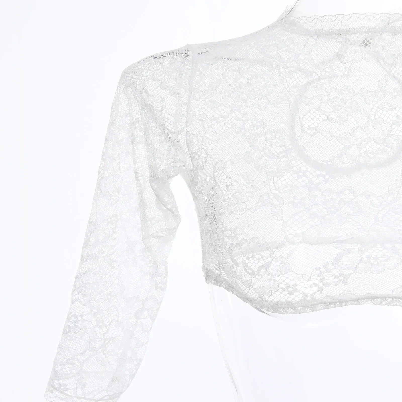 Dam Blus Nyckelhålsdesign Lätt Andningsbart Tyg-3