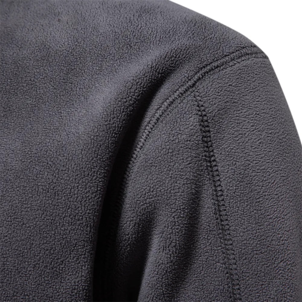 Fleecetröja Dam Hög Krage Mjuk Polyester för Vinterkomfort-3