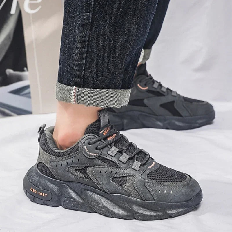 Herrskor Sneakers Modern Design Högkvalitativt Syntetmaterial-6