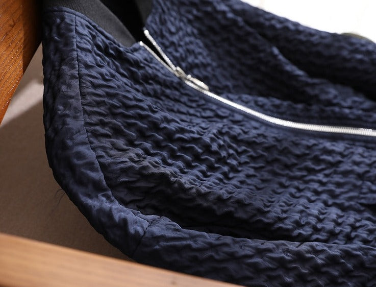 Damjacka Zip-up Trendig Bomull för Avslappnad och Elegant Stil-6