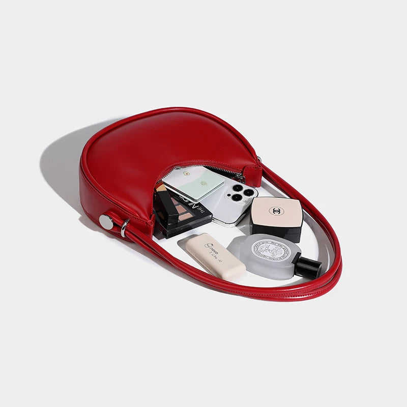 Damhandväska Elegant Veganläder Praktisk Compact-2