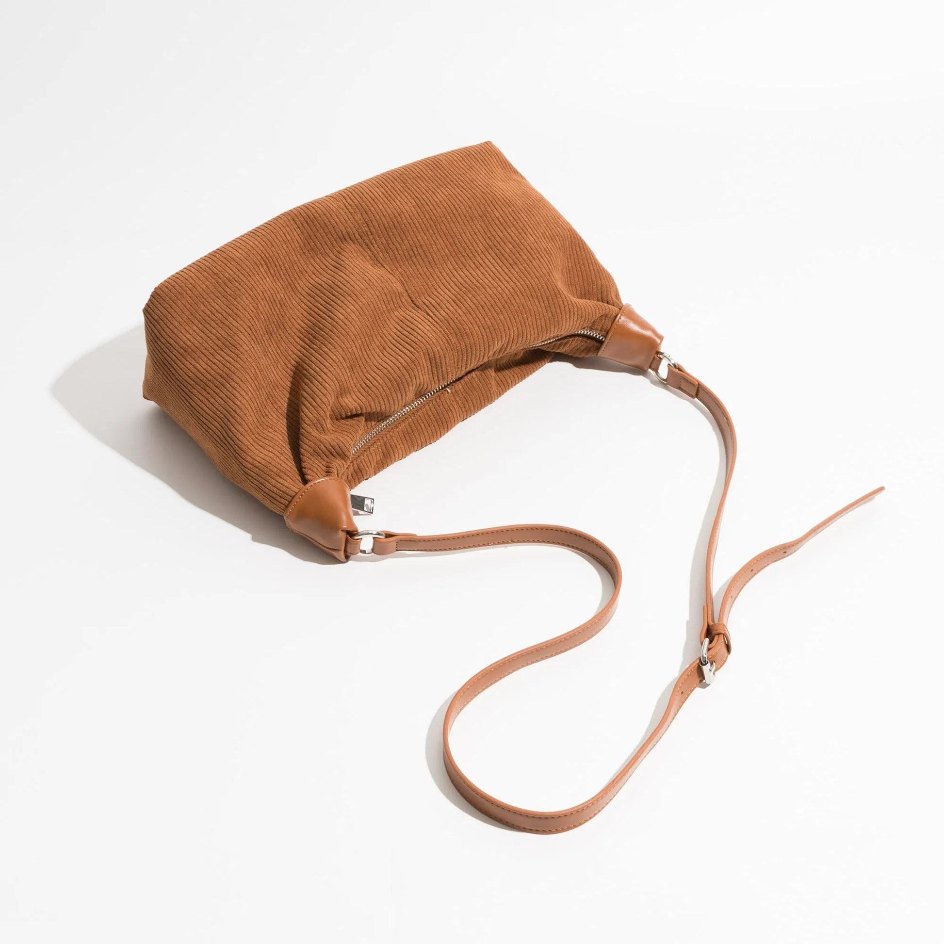 Dam Axelväska Trendig Cordura Med Justerbart Bärarband 4