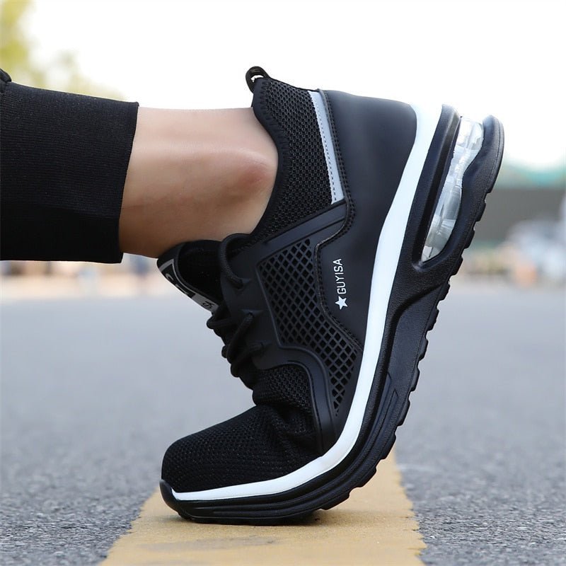 Kvinnors Ortopediska Sneakers Stålkåpa Syntetisk Ergonomisk Design 4