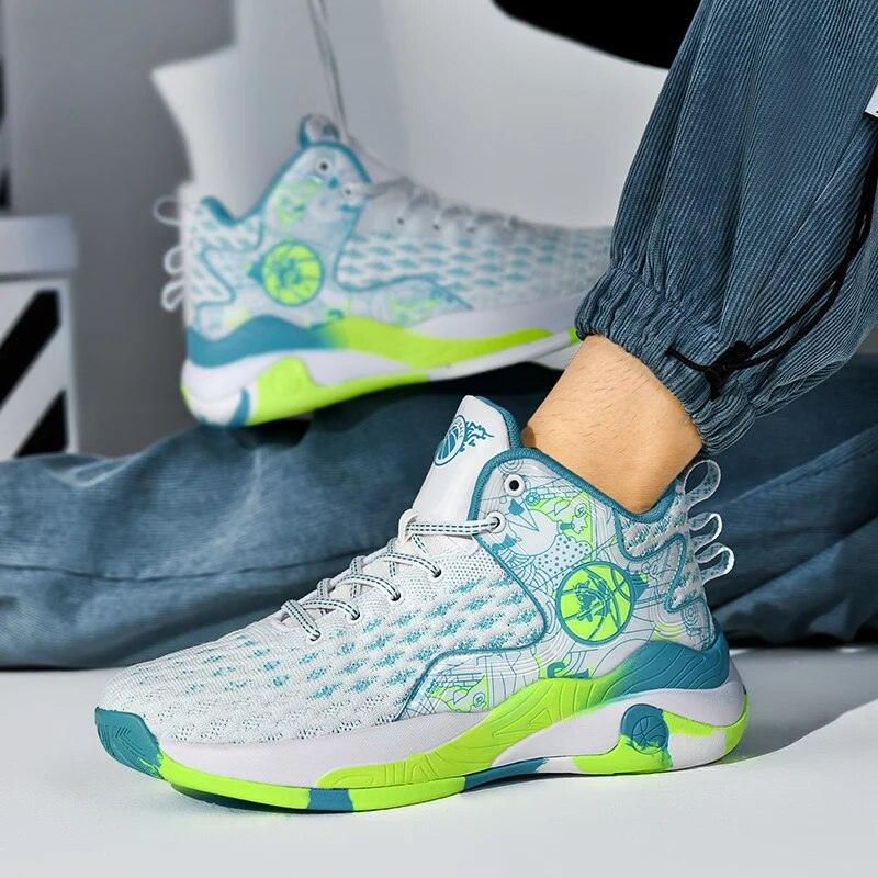 Herr Sportskor Andningsnät Lätta Syntetiska Material-2