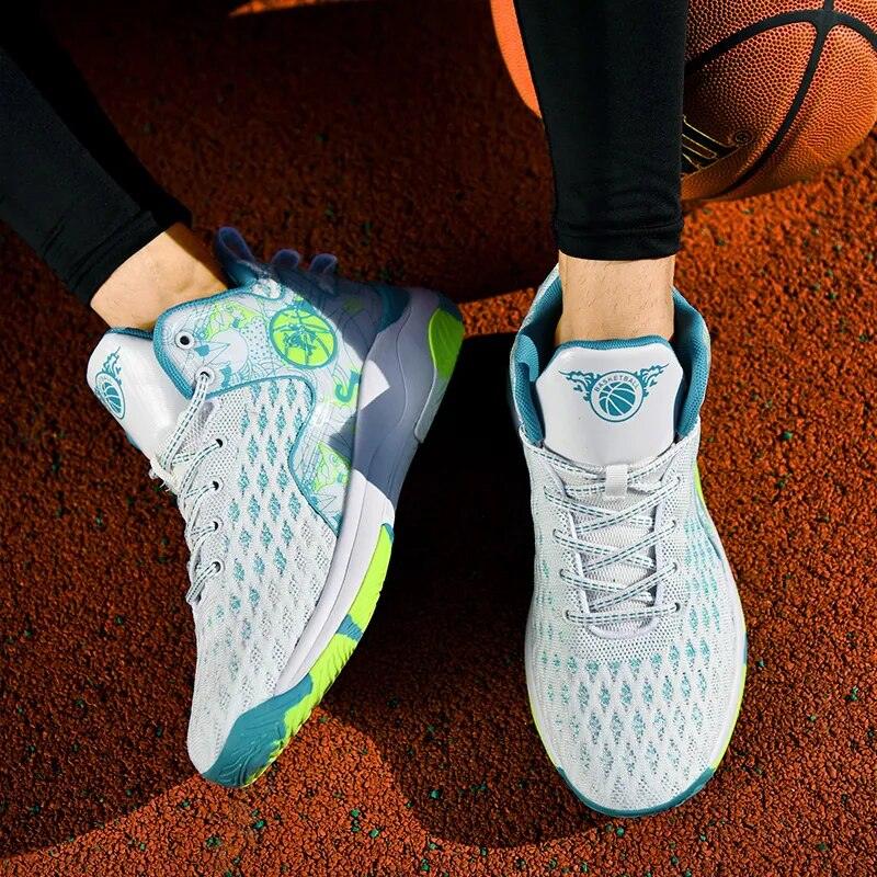 Herr Sportskor Andningsnät Lätta Syntetiska Material-4