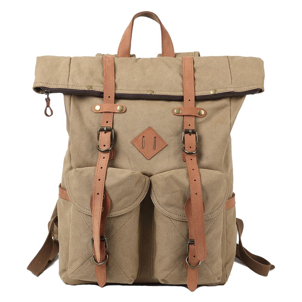 Variant image for Unisex Ryggsäck Canvas Hållbar Praktisk för Laptop-3