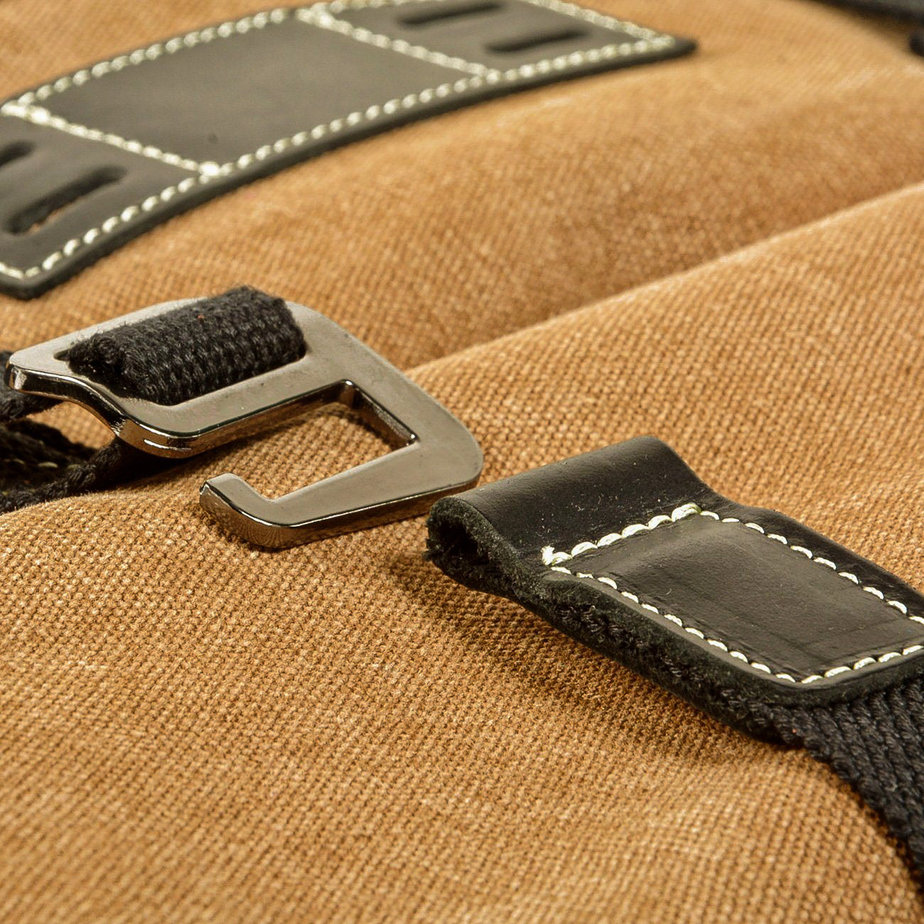 Unisex Ryggsäck Vattentät Rymlig Design för Vardagsbruk och Resor Bomull och Läder-6