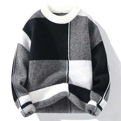 Variant image for Herr Sweatshirt Modern Design Mjuk Material Färgglad-1