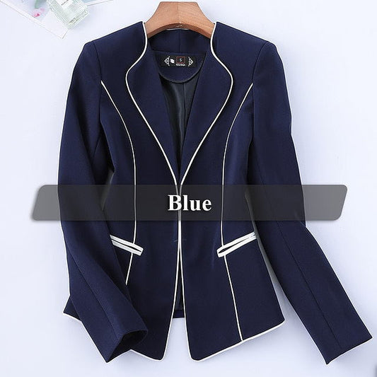 Kvinnors Blazer Elegant Polyester Kappa för Kontor 1