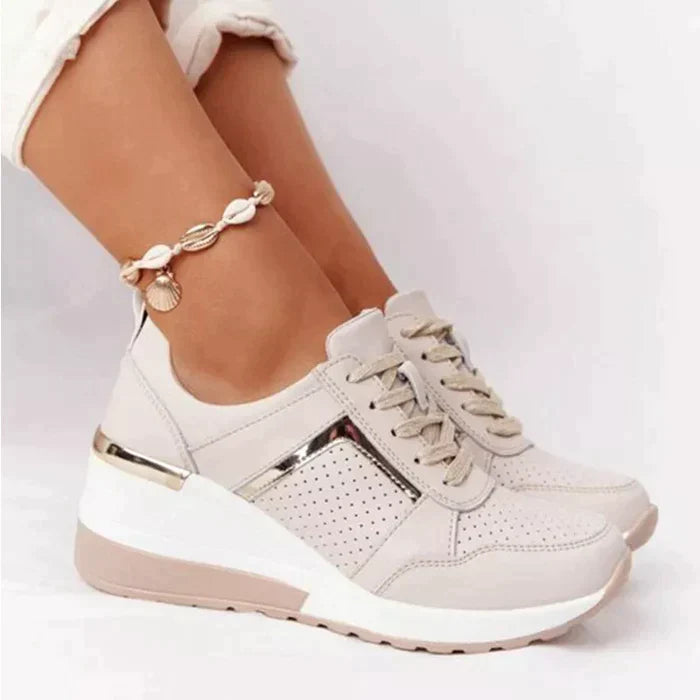 Kvinnors Sneakers Stödjande Andningsbart Syntetmaterial 2
