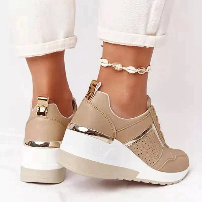 Kvinnors Sneakers Stödjande Andningsbart Syntetmaterial 5