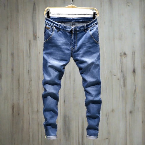 Herr Jeans Stretch Satin-Glow Finish Klassisk Femficksdesign-4