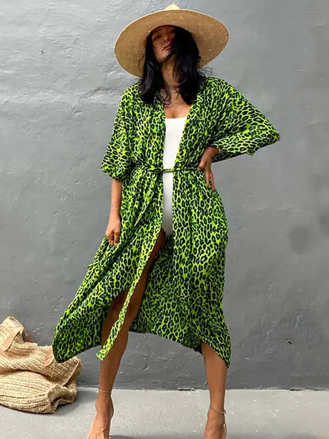 Variant image for Kvinnors Strandpareo Boho Stil Lätt Batik-9