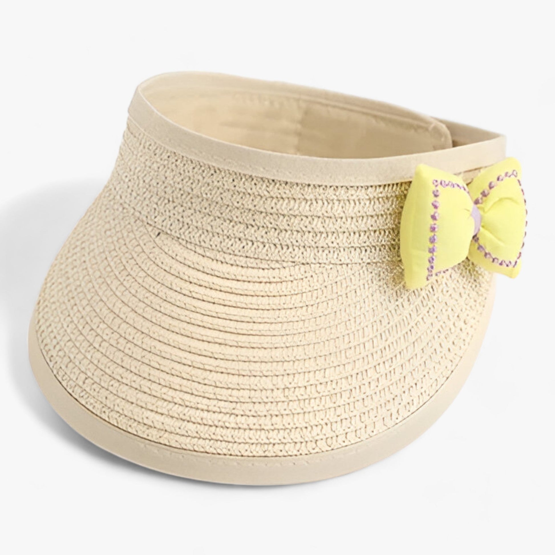 Flickors Sommarhatt i Lätt Halm med Slingdesign – Solskydd för Utomhusaktiviteter och Stranddagar 6