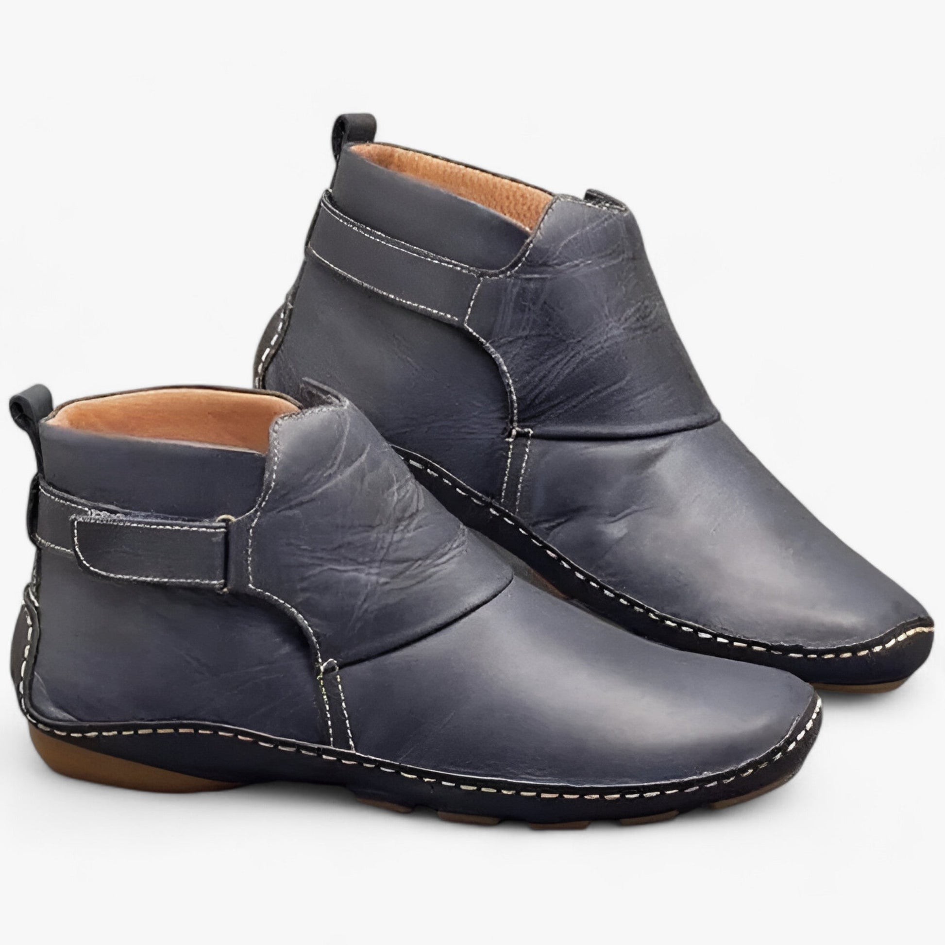 Variant image for Kvinnors Boho Stövlar Slip-On med Broderi Artificiell PU-17