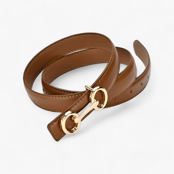 Kvinnors Läderbälte Elegant Design Zinklegation 2
