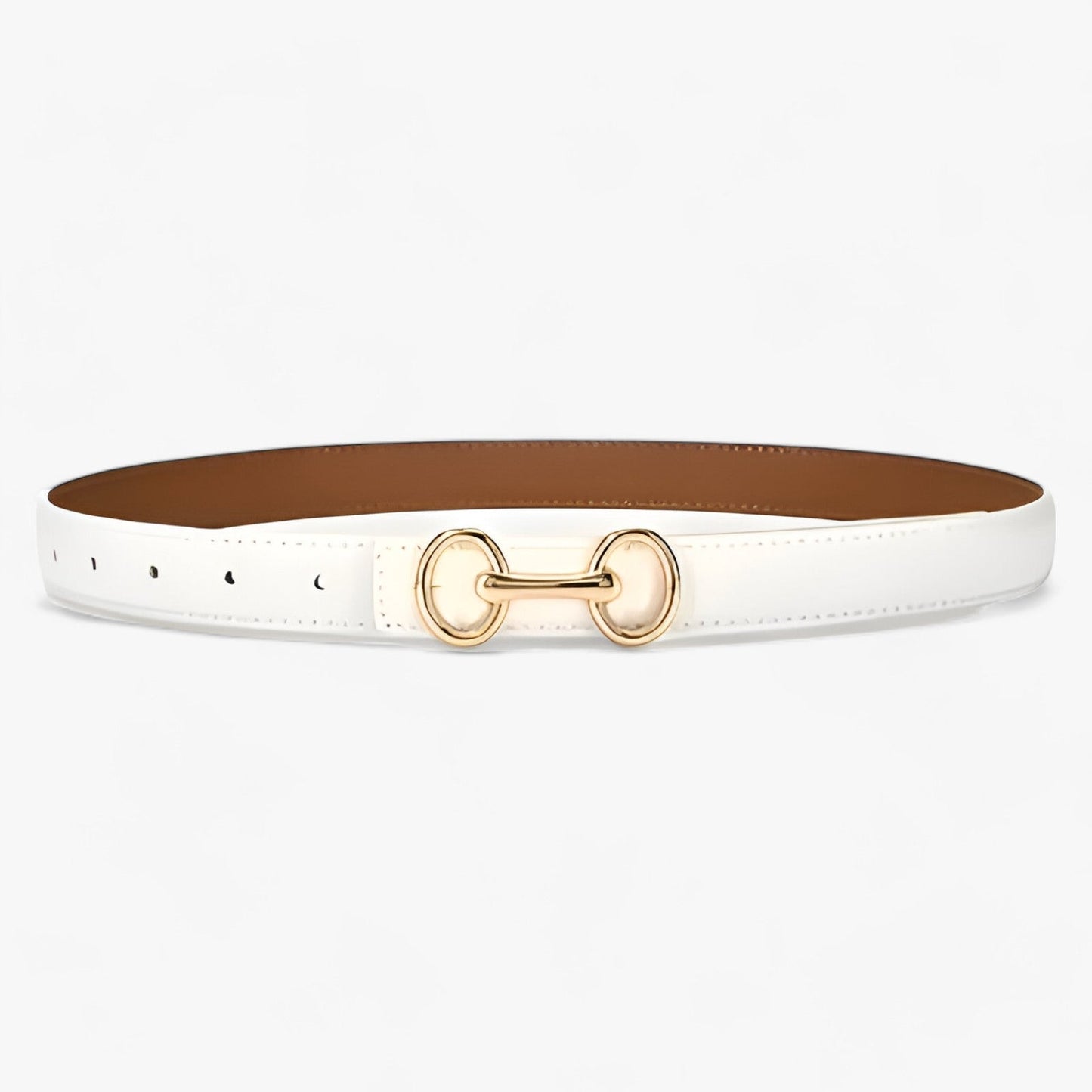 Kvinnors Läderbälte Elegant Design Zinklegation 1