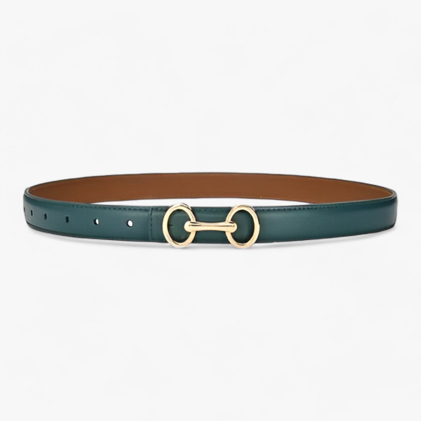 Kvinnors Läderbälte Elegant Design Zinklegation 13