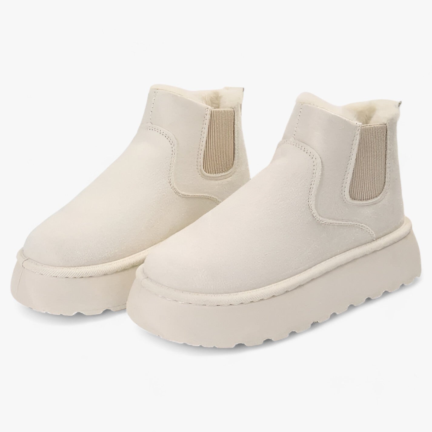 Variant image for Dam Stövlar Bekväma Syntetisk Päls med Gummisula-1