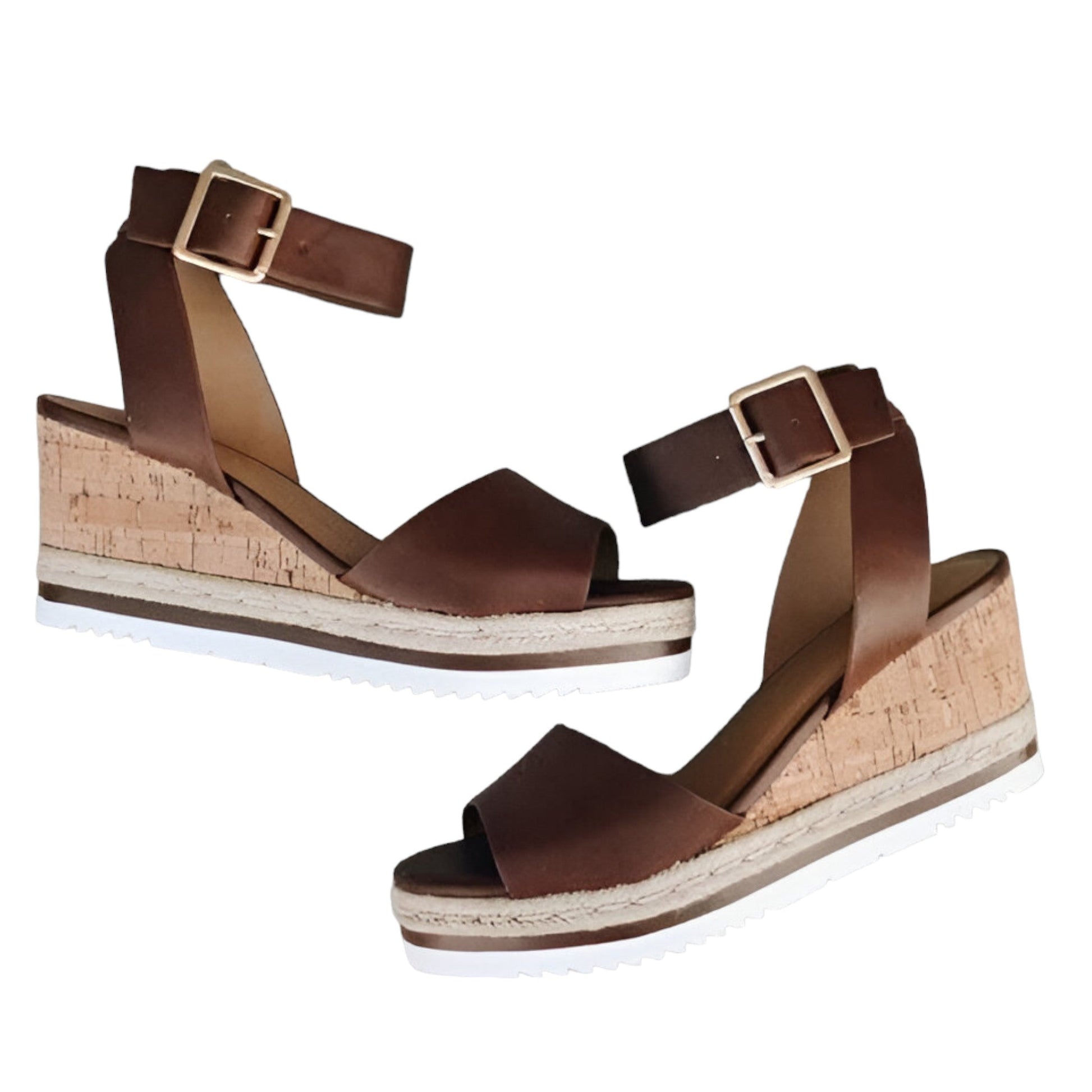 Ortopedische Kilsandalen für Frauen aus Veganleder – Komfortable Plattform mit 3 cm Absatzhöhe und flexibler Passform 6
