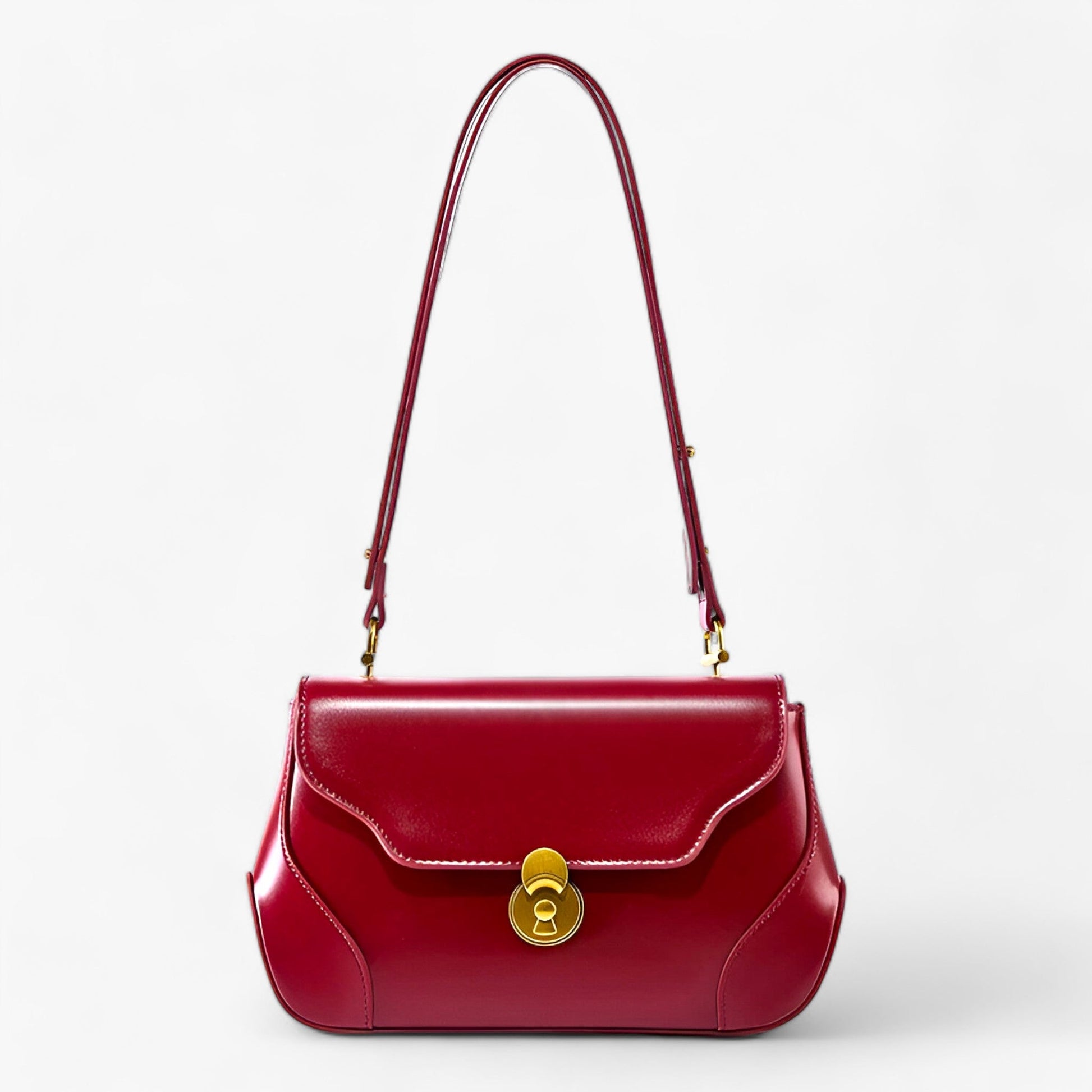 Variant image for Dam Axelväska Sadelstil Äkta Läder-1