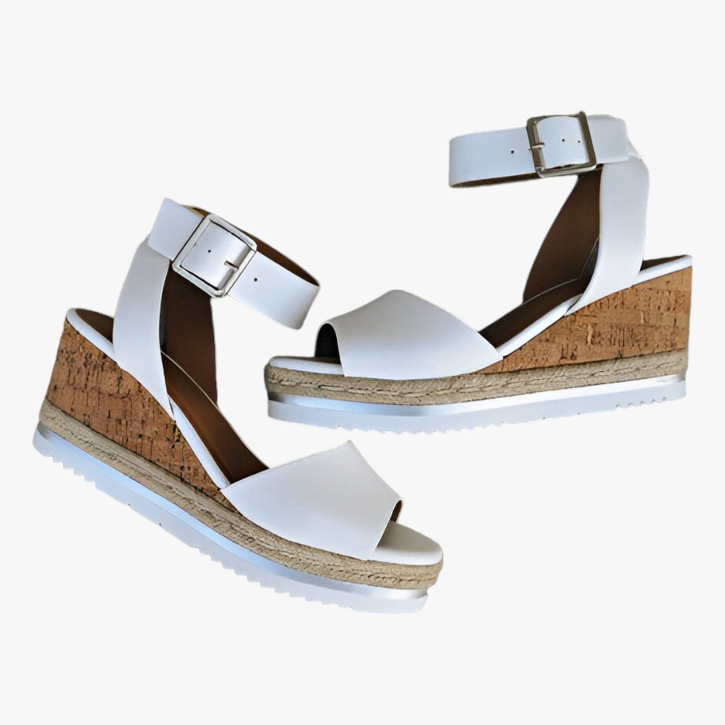 Ortopedische Kilsandalen für Frauen aus Veganleder – Komfortable Plattform mit 3 cm Absatzhöhe und flexibler Passform 4