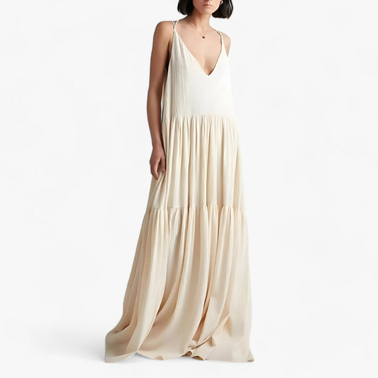 Trendy Damenkleid aus Luftigem Material – Bequemes Sommerkleid für Freizeit und Festlichkeiten in S, M, L, XL 1