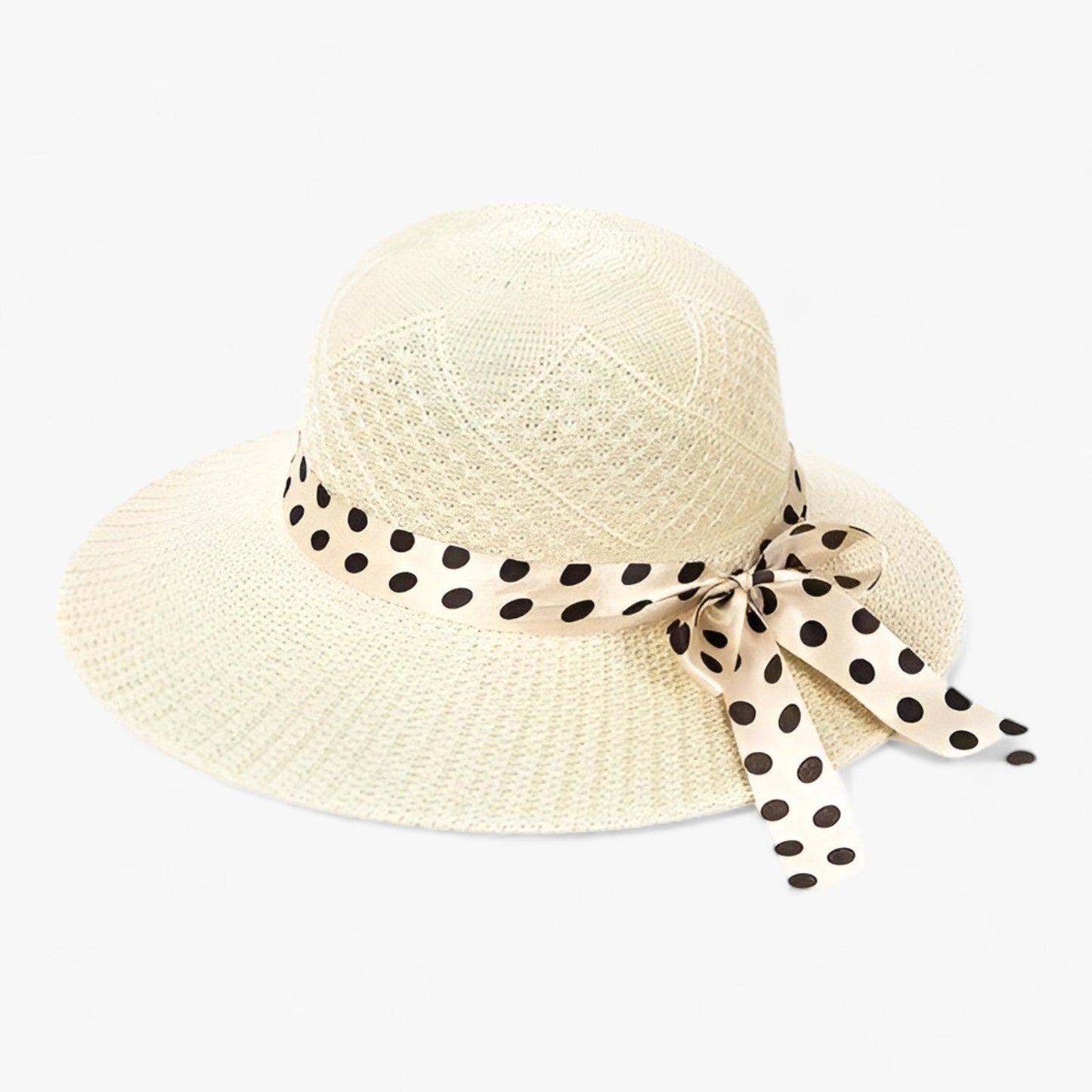 Flickhatt Strandhatt Bred Brätte Andningsbart Halm 6