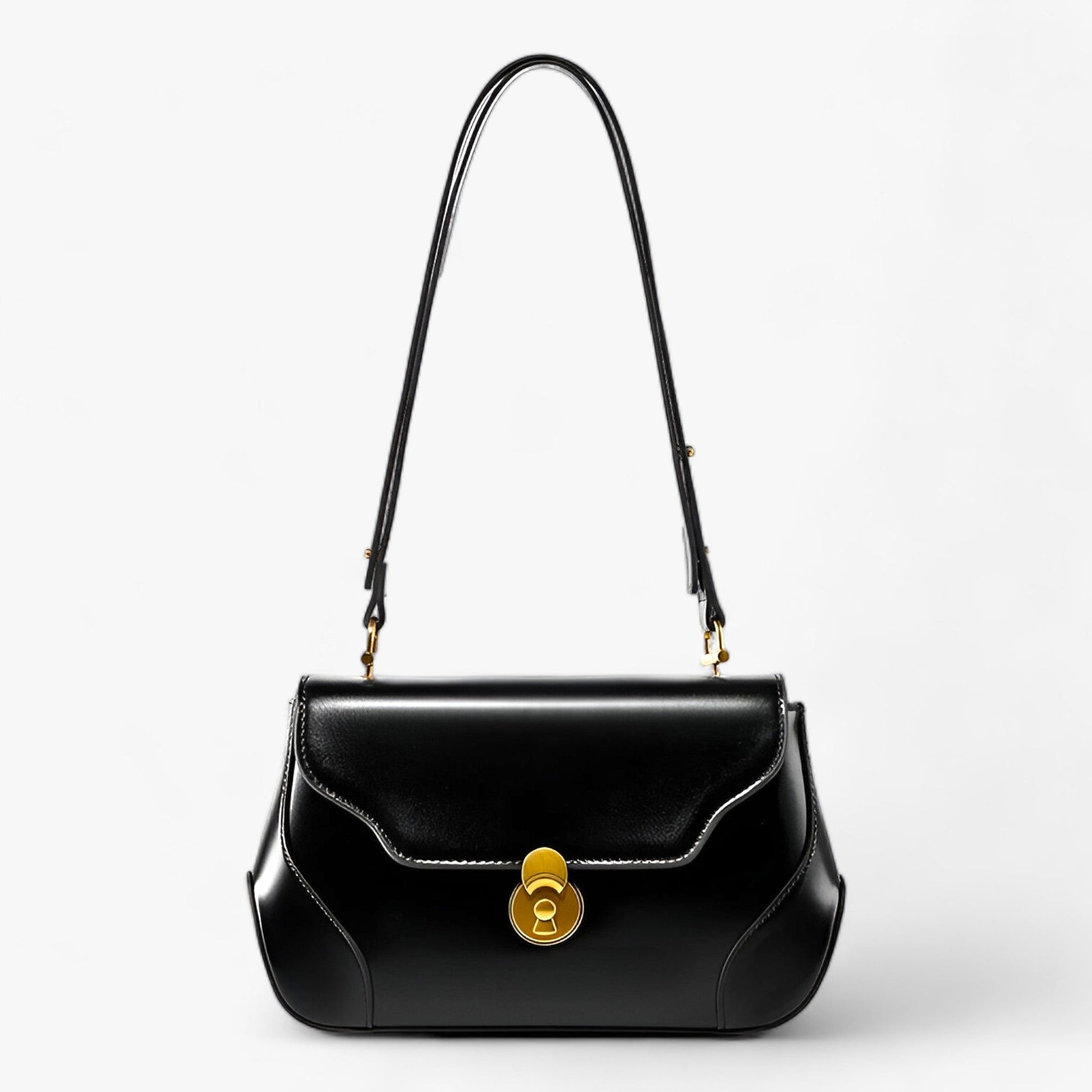 Variant image for Dam Axelväska Sadelstil Äkta Läder-2