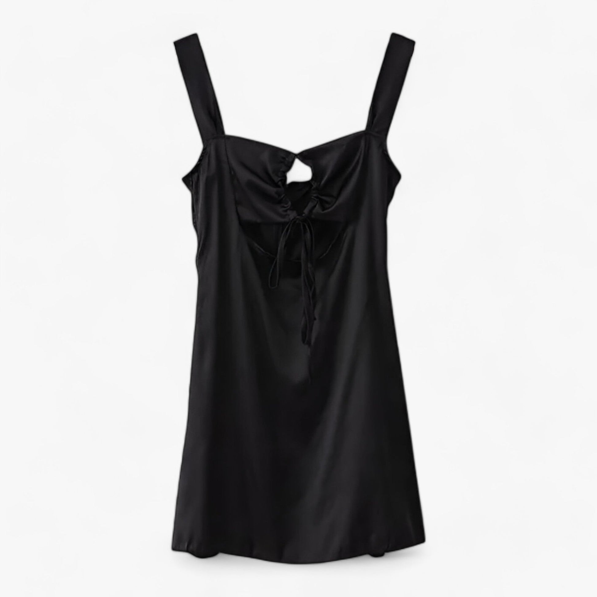 Damklänning A-linjeformad Snörning Polyester Fina Dam Klänningar-6